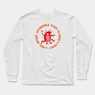 ANDAPTRAF red monster Long Sleeve T-Shirt